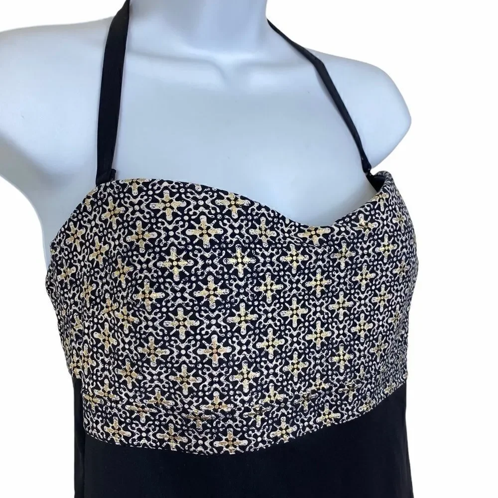 Nip Tuck Multi Fit Cup Black Gold One Piece